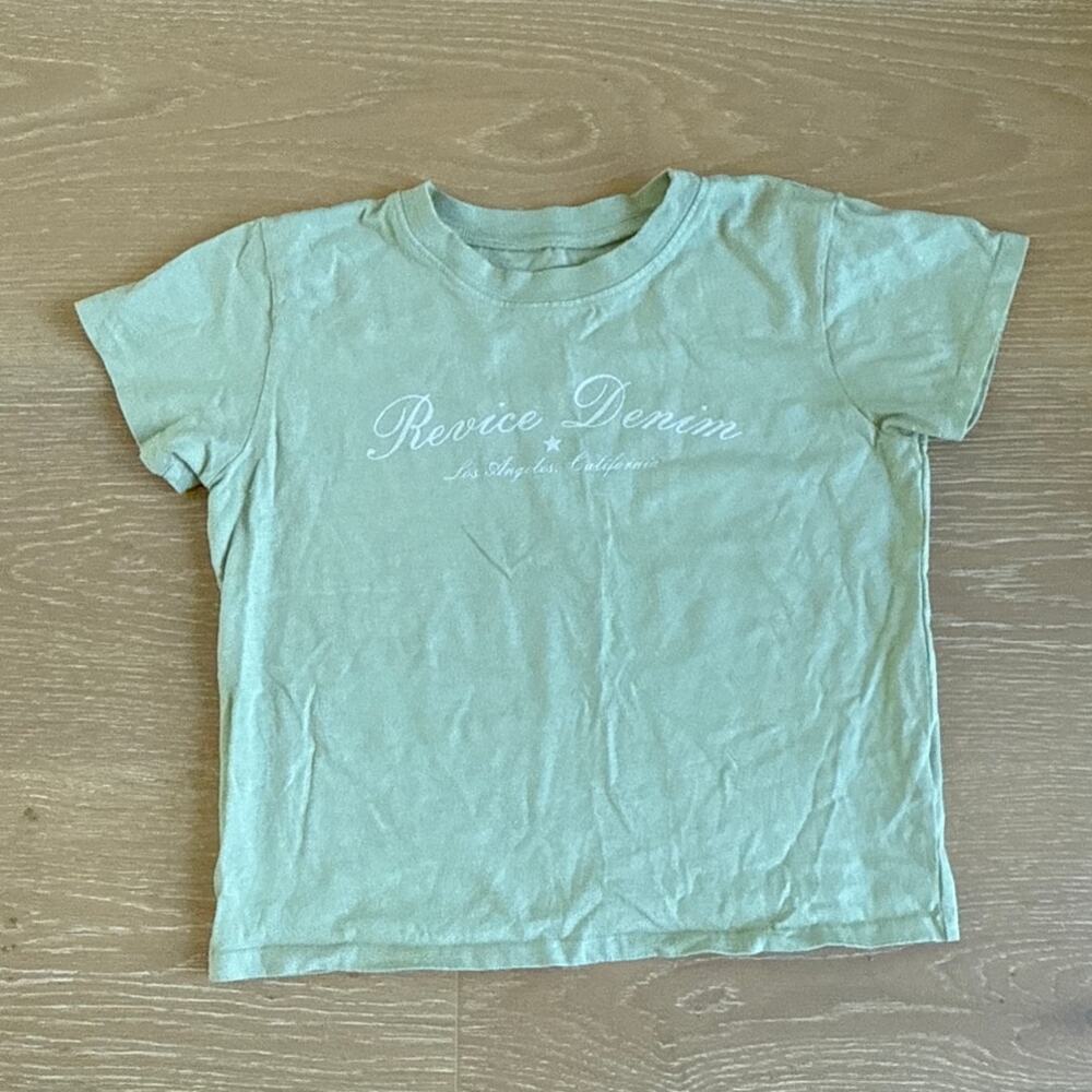 Revice Brentwood Graphic T-Shirt Size XS in Mint Green